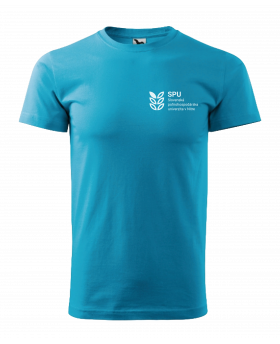 Tričko SPU tyrkysové - unisex