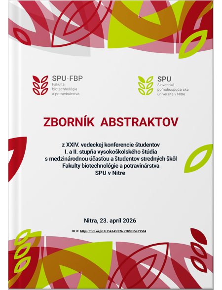 Zborník abstraktov z XXIV. vedeckej konferencie študentov I. a II. stupňa vysokoškolského štúdia s medzinárodnou účasťou