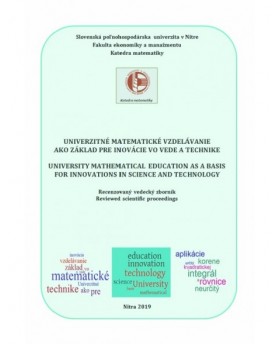 Univerzitné matematické vzdelávanie ako základ pre inovácie vo vede a technike