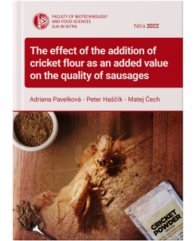 The effect of the addition of cricket flour as an added value on the quality of sausages